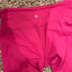 Lululemon Leggings Hot Pink